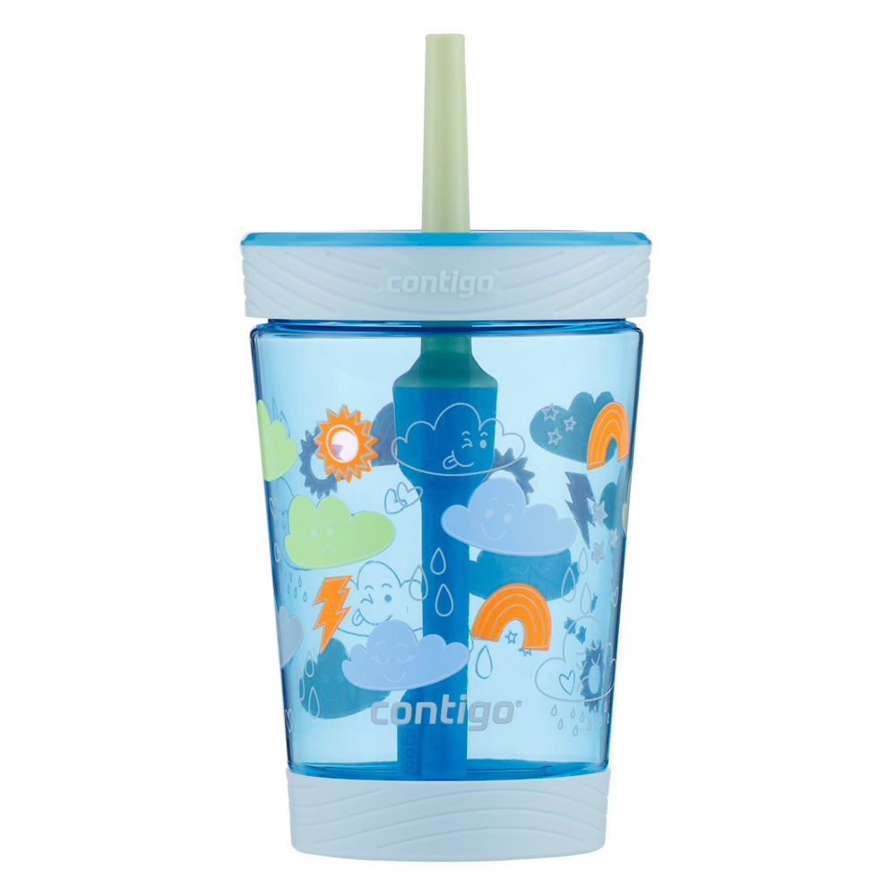 Kids Spill-Proof Tumbler with Straw, 14oz