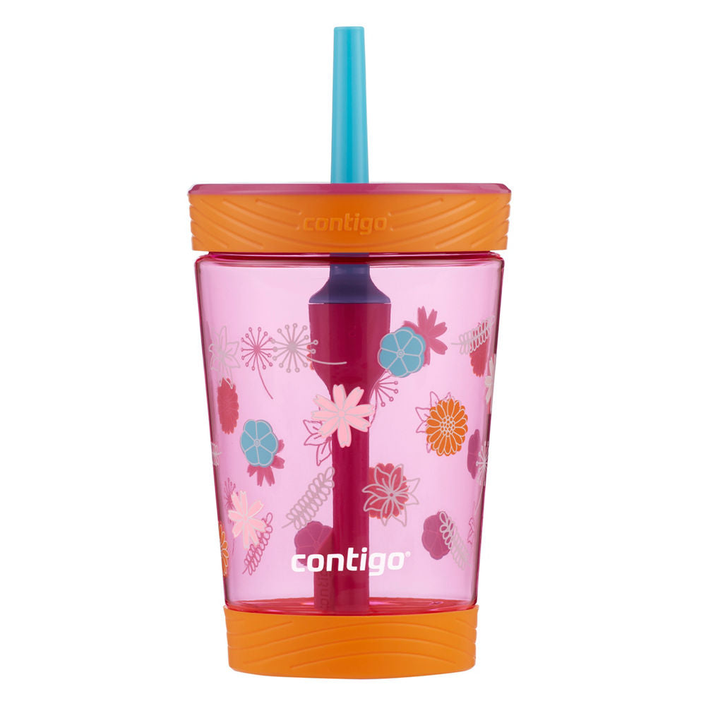 Kids Spill-Proof Tumbler with Straw, 14oz