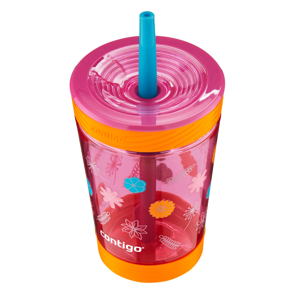 Kids Spill-Proof Tumbler with Straw, 14oz
