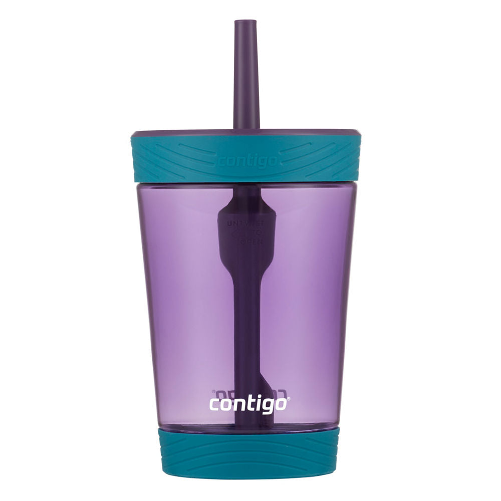 Kids Spill-Proof Tumbler with Straw, 14oz
