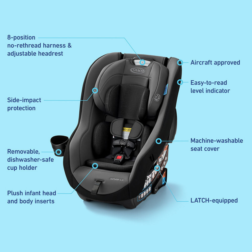 Contender™ Slim Convertible Car Seat