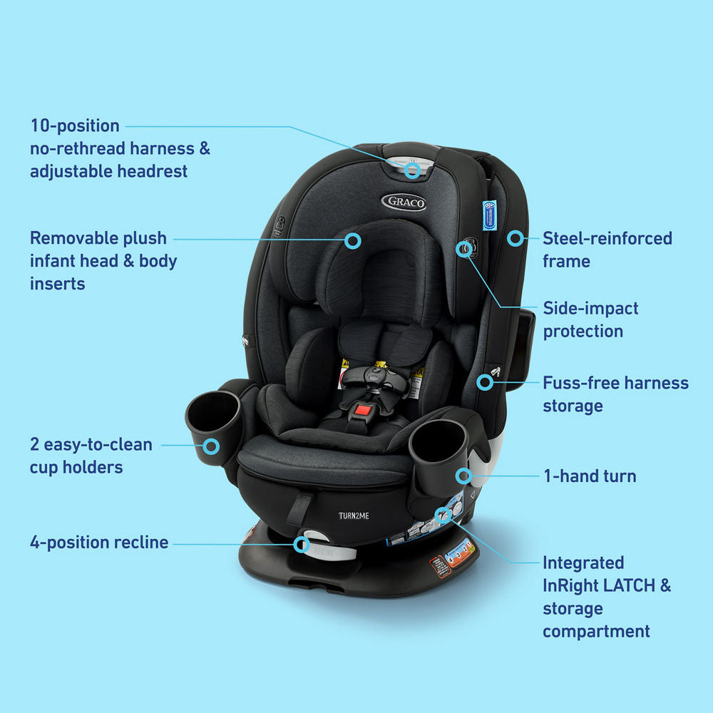 Turn2Me™ 3-in-1 Rotating Car Seat