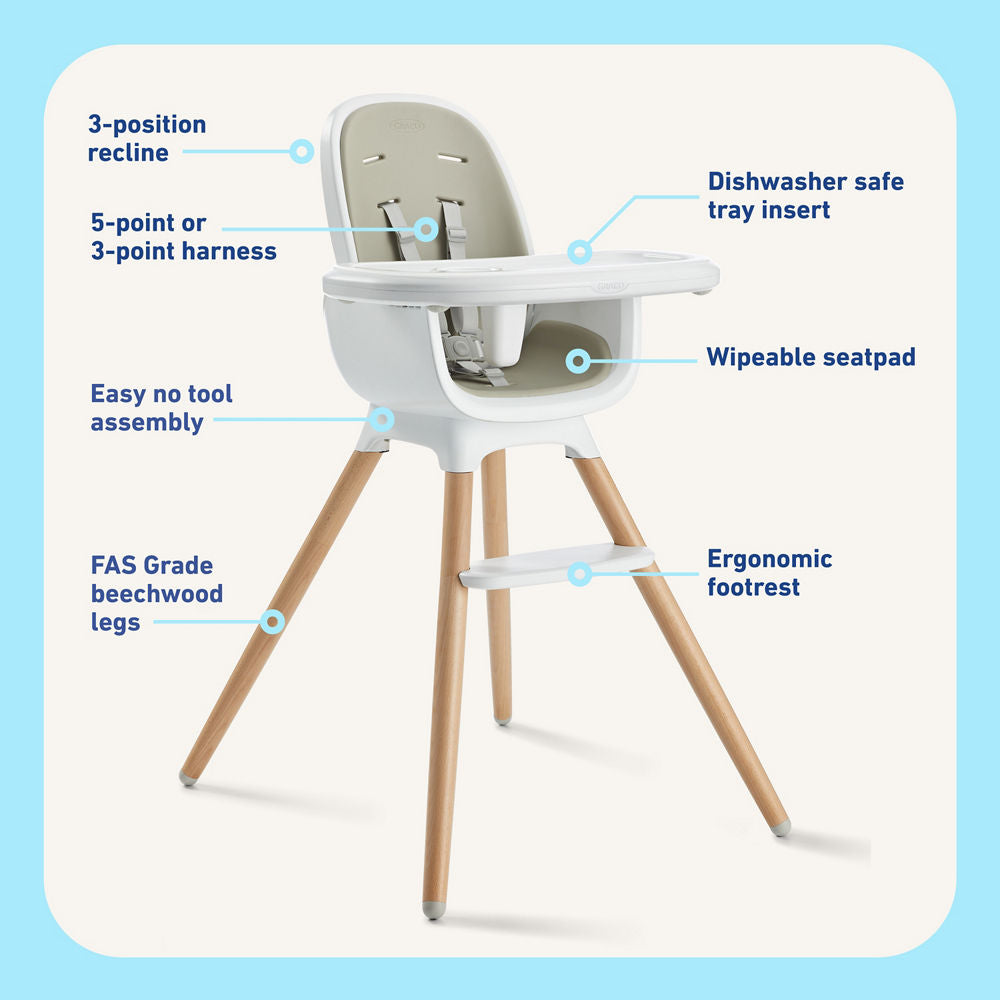 Table2Table™ Lux 6-in-1 Highchair