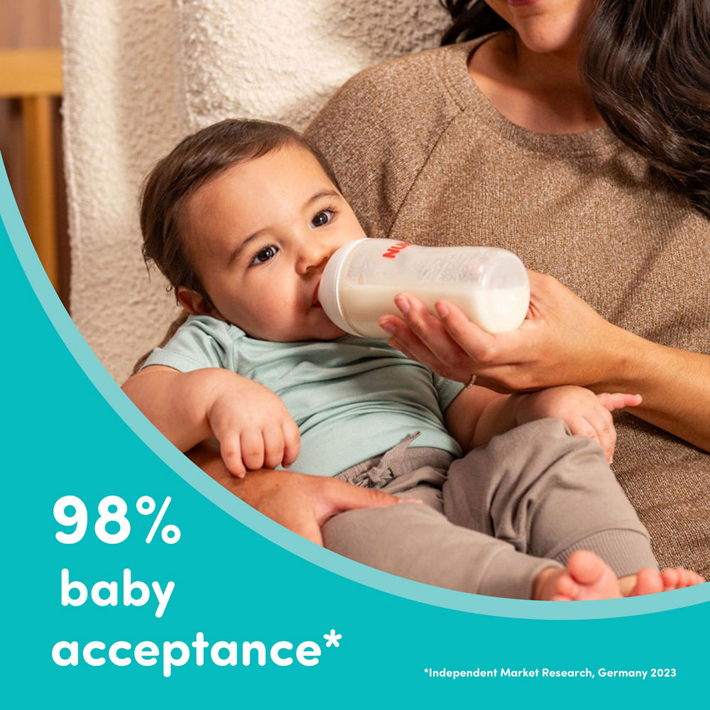 NUK® Perfect Match™ Natural + Anti-Colic Bottle, 8 oz
