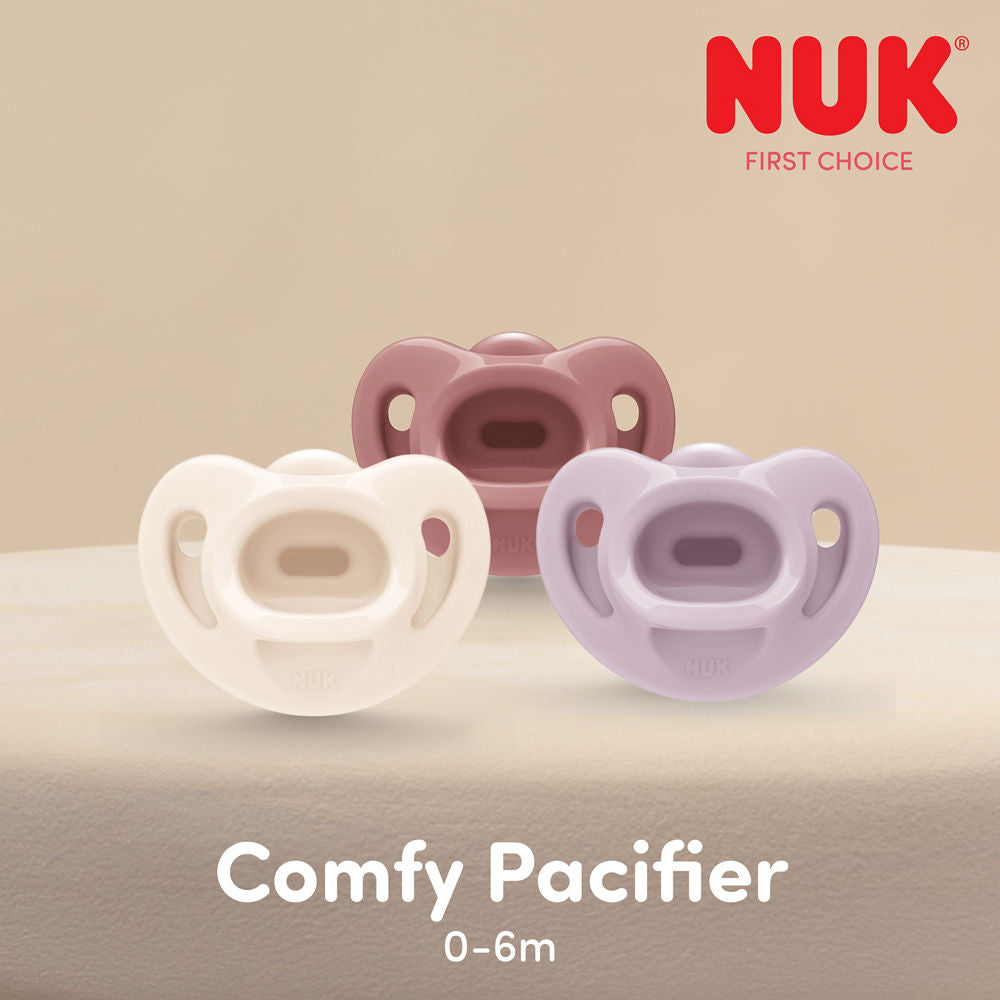 NUK® First Choice Comfy™ 100% Silicone Pacifier, 0-6 months