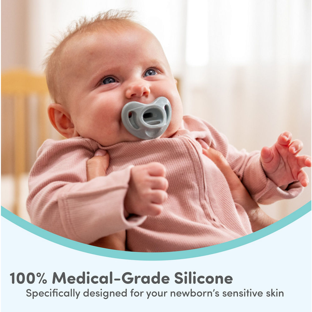 NUK® First Choice Comfy™ 100% Silicone Pacifier, 0-6 months