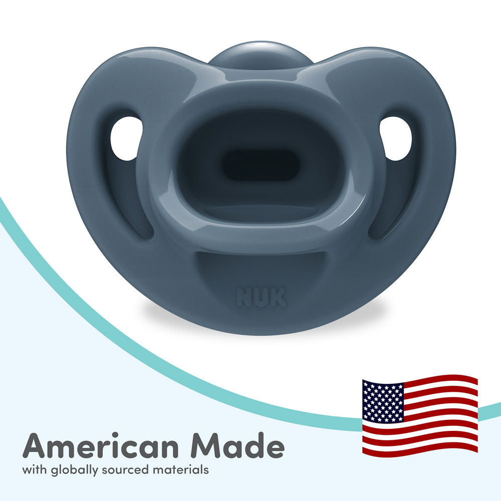 NUK® First Choice Comfy™ 100% Silicone Pacifier, 0-6 months