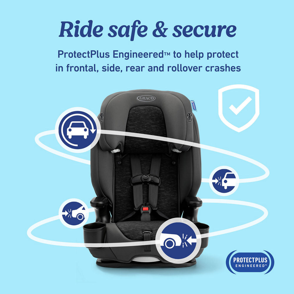 Nautilus® 2.0 3-in-1 Harness Booster Car Seat