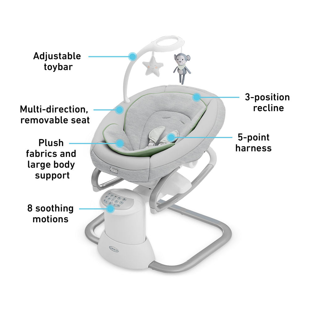 Soothe My Way™ Swing with Removable Rocker